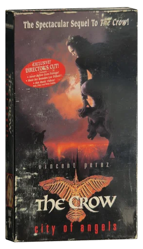 The Crow: City of Angels VHS cover