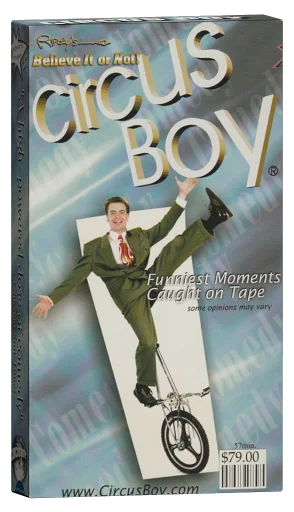 Circus Boy: Funniest Moments Caught On Tape (Some Opinions May Vary) VHS cover
