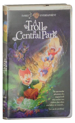 A Troll in Central Park VHS, Warner Home Video