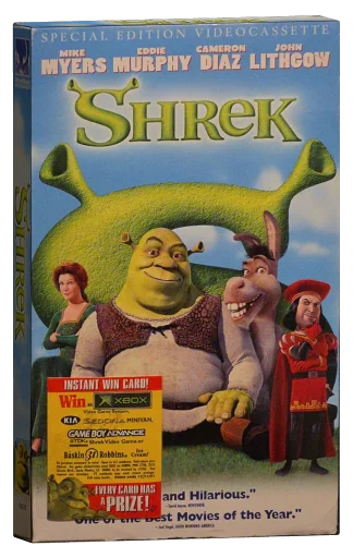 Shrek VHS, DreamWorks Home Entertainment
