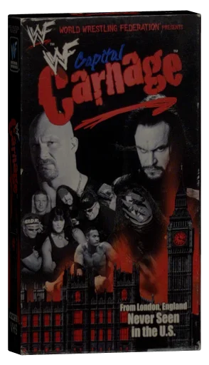 WWF Capital Carnage 1998 VHS cover