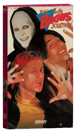 Bill & Ted's Bogus Journey VHS, Orion Home Video