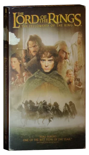 The Lord of the Rings: The Fellowship of the Ring VHS, New Line Home Entertainment