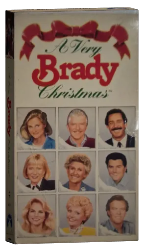 A Very Brady Christmas VHS cover
