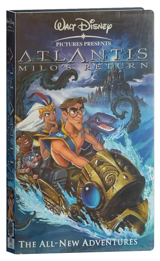Atlantis: Milo's Return VHS, Walt Disney Home Entertainment