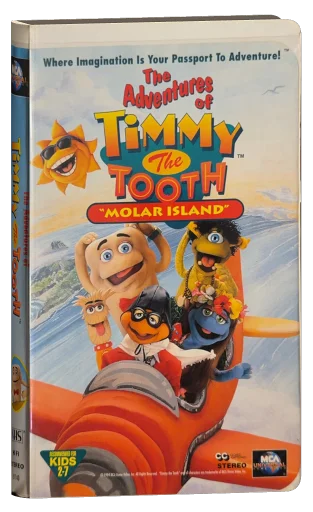 The Adventures of Timmy the Tooth: Molar Island VHS cover
