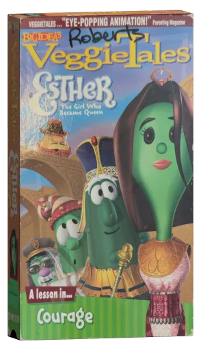 VeggieTales: Esther, The Girl Who Became Queen VHS cover