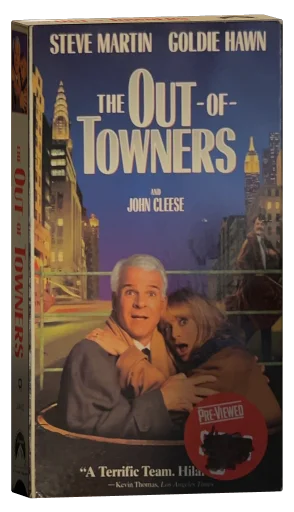 The Out-of-Towners VHS cover