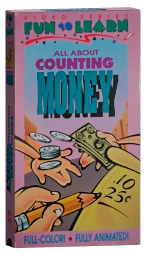 Fun to Learn: All About Counting Money VHS cover