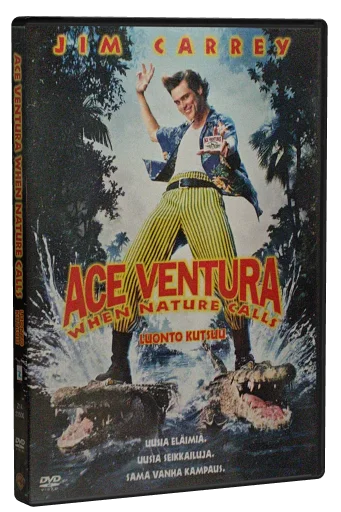 Ace Ventura Luonto kutsuu DVD cover