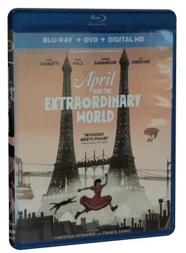 April and the Extraordinary World Blu-ray cover