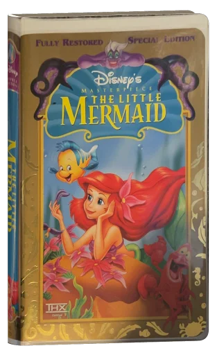 The Little Mermaid VHS, Buena Vista Home Entertainment