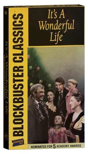 It's a Wonderful Life VHS, Blockbuster Entertainment