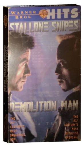 Demolition Man VHS, Warner Bros. Home Video