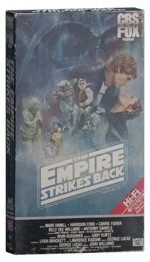 The Empire Strikes Back VHS, CBS/FOX Video