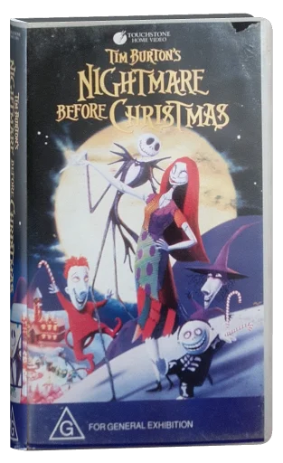 The Nightmare Before Christmas VHS, Touchstone Home Video