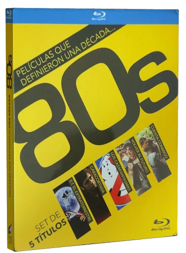 Películas Que Definieron Una Década… 80s Blu-ray cover