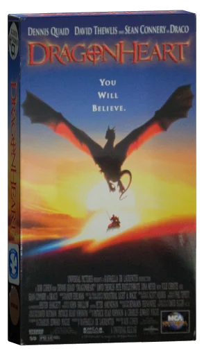 DragonHeart VHS, MCA Home Video