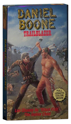 Daniel Boone Trailblazer VHS cover