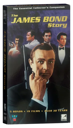 The James Bond Story VHS cover