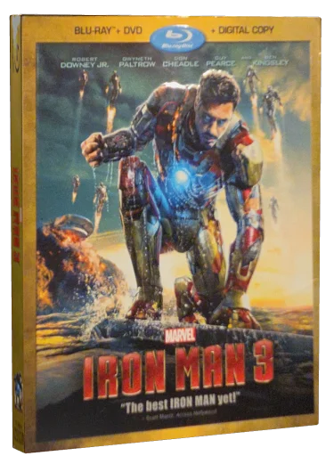 Iron Man 3 Blu-ray, Paramount Home Video
