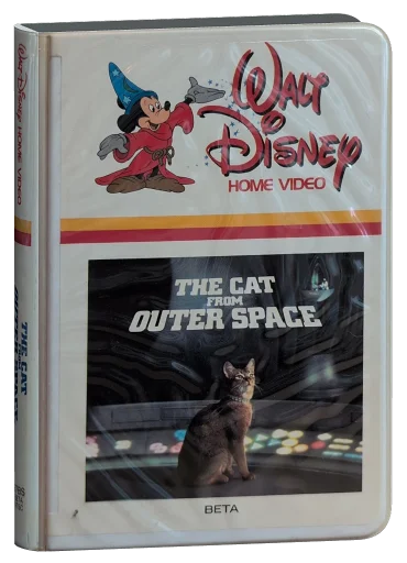 The Cat from Outer Space Betamax, Walt Disney Home Video