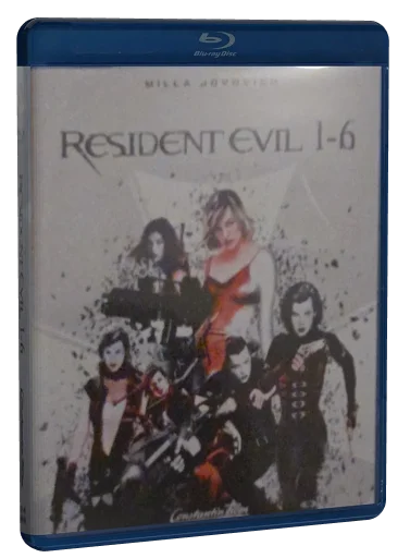 Resident Evil 1-6 Blu-ray cover