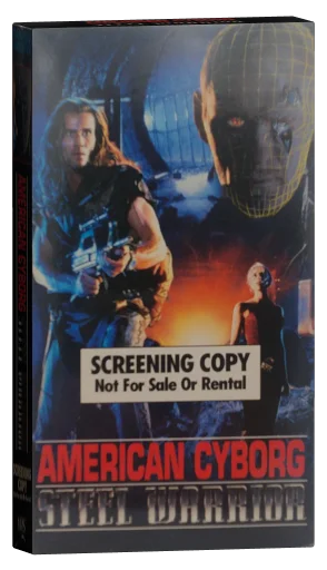 American Cyborg: Steel Warrior VHS, Cannon Video
