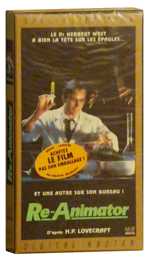Re-Animator VHS, Digital Master