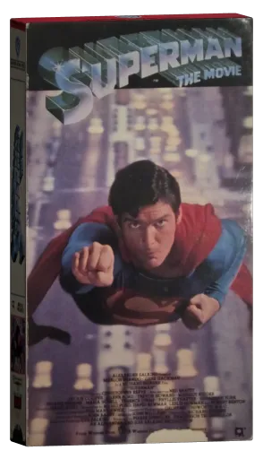 Superman VHS, BBC / Warner Home Video