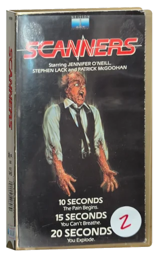 Scanners VHS, Nelson Entertainment