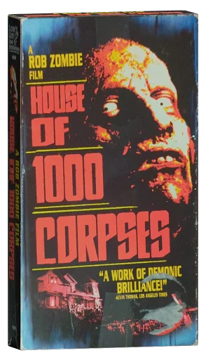 House of 1000 Corpses VHS, Lions Gate Home Entertainment