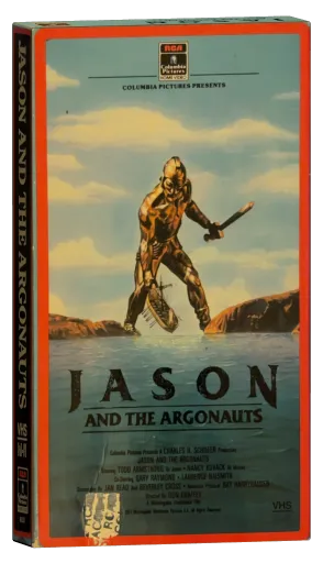 Jason and the Argonauts VHS, RCA/Columbia Pictures Home Video