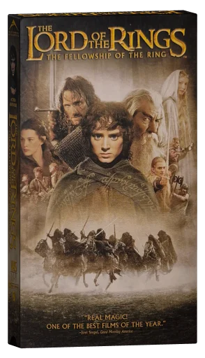 The Lord of the Rings: The Fellowship of the Ring VHS, Alliance Atlantis