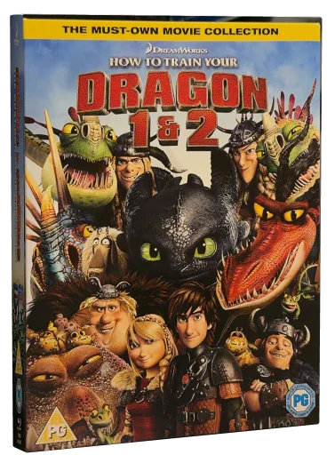 How to Train Your Dragon 1 & 2 Blu-ray cover