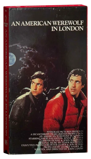 An American Werewolf in London VHS, Vestron Video