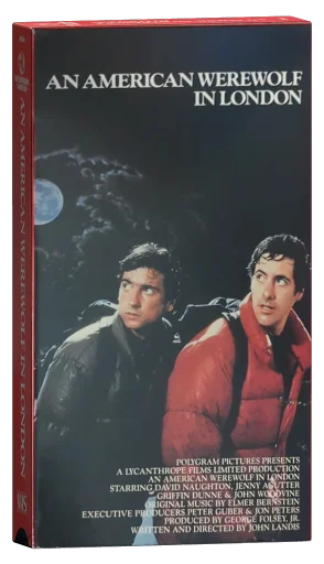 An American Werewolf in London VHS, Vestron Video