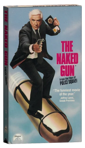 The Naked Gun: From the Files of Police Squad! VHS, Paramount Home Video