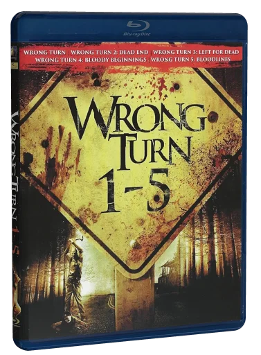 Wrong Turn 1-5 Blu-ray cover