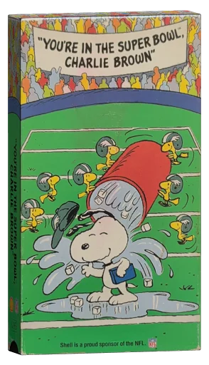 You're in the Super Bowl, Charlie Brown! VHS