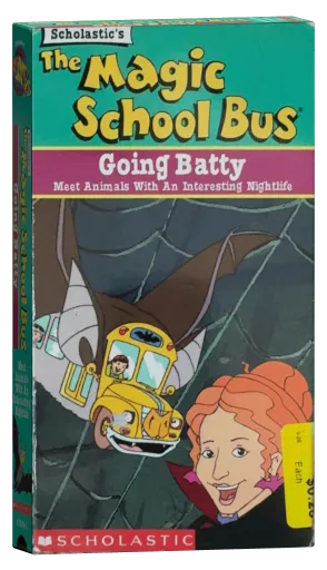 The Magic School Bus: Going Batty VHS cover