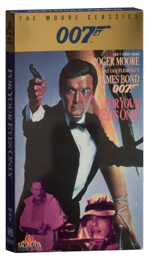 For Your Eyes Only VHS, MGM/UA Home Video