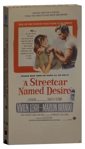 A Streetcar Named Desire VHS, Paramount Pictures / Warner Bros. Pictures