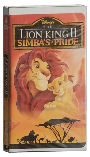 The Lion King II: Simba's Pride VHS, Walt Disney Home Video