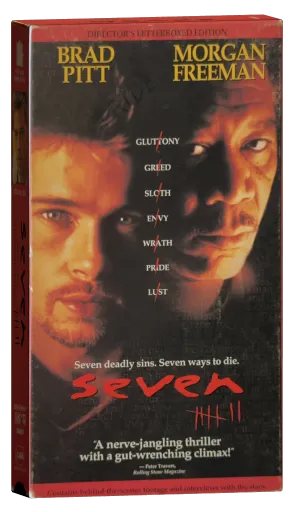 Seven VHS, New Line Home Video