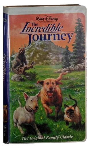 The Incredible Journey VHS, Walt Disney Home Video
