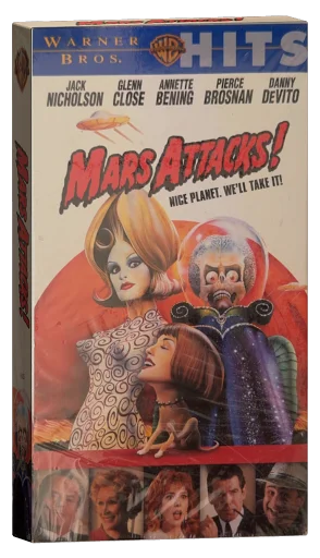 Mars Attacks! VHS, Warner Bros.