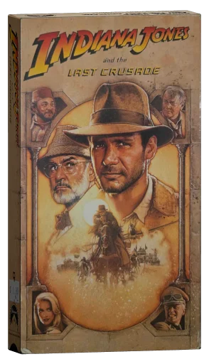 Indiana Jones and the Last Crusade VHS, Paramount Home Video