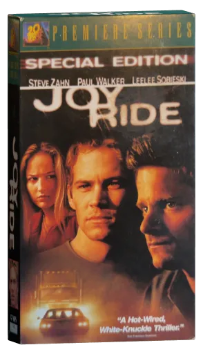 Joy Ride VHS, 20th Century Fox Home Entertainment