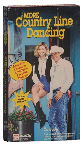 More Country Line Dancing VHS cover